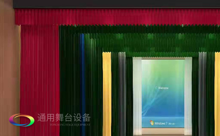舞臺幕布、帷幕、幕布簾定制廠家