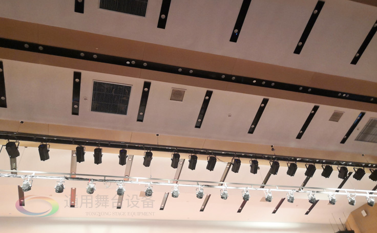 南京某國企禮堂舞臺系統分項工程通過質量驗收 涉及舞臺吊桿、舞臺燈光等項目 現已投入使用